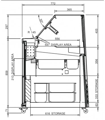Vitrine à crèmes glacées DELIGHT 10 LITE / PRIME IARP