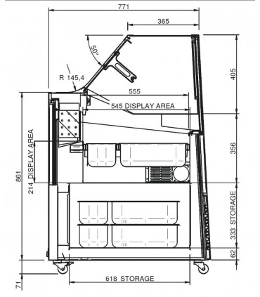 Vitrine à crèmes glacées DELIGHT 13 LITE / PRIME IARP Vitrine à crèmes glacées DELIGHT 13 LITE / PRIME IARP