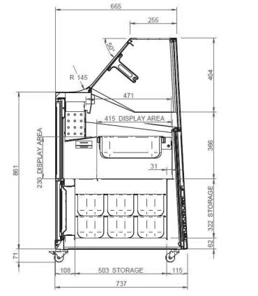 Vitrine à crèmes glacées DELIGHT 7 LITE / PRIME IARP Vitrine à crèmes glacées DELIGHT 7 LITE / PRIME IARP