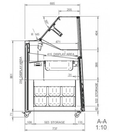 Vitrine à crèmes glacées DELIGHT 9 LITE / PRIME IARP