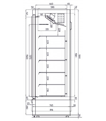 Vitrine verticale négative EIS 115.3 IARP