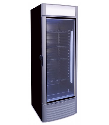 Vitrine verticale positive avec porte EKO 42 CL BLACK IARP