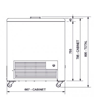 Conservateur à crèmes glacées et surgelés GELÉ 300 CSV / CCS IARP Conservateur à crèmes glacées et surgelés GELÉ 300 CSV / CCS IARP