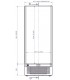 Vitrine verticale négative GLEE 55 LITE IARP