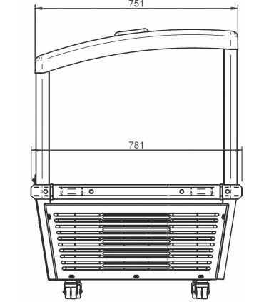 Conservateur à crèmes glacées et surgelés GLOBO 480 AT IARP Conservateur à crèmes glacées et surgelés GLOBO 480 AT IARP