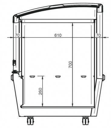 Conservateur à crèmes glacées et surgelés GLOBO 480 AT IARP Conservateur à crèmes glacées et surgelés GLOBO 480 AT IARP