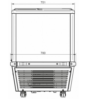 Conservateur à crèmes glacées et surgelés GLOBO 700 CSV /CCS IARP Conservateur à crèmes glacées et surgelés GLOBO 700 CSV /CCS IARP