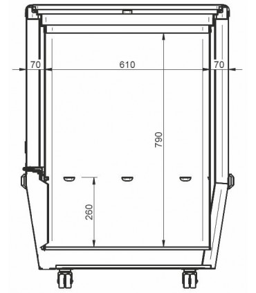 Conservateur à crèmes glacées et surgelés GLOBO 700 CSV /CCS IARP Conservateur à crèmes glacées et surgelés GLOBO 700 CSV /CCS IARP