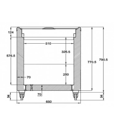 Conservateur à crèmes glacées et surgelés NPV 200 CSV / CCS IARP Conservateur à crèmes glacées et surgelés NPV 200 CSV / CCS IARP