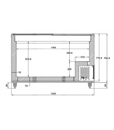 Conservateur à crèmes glacées et surgelés NPV 400 CSV IARP Conservateur à crèmes glacées et surgelés NPV 400 CSV IARP