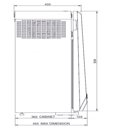 Meuble de comptoir négatif SUPER EXCITE IARP