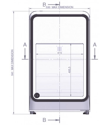 Meuble de comptoir négatif SUPER EXCITE IARP