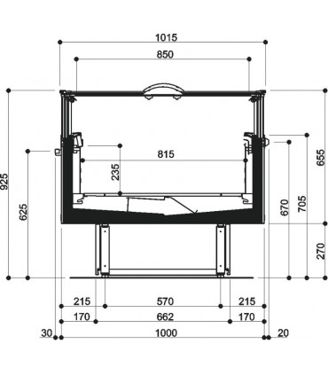 Bac libre-service SVABA 200.3 NP IARP