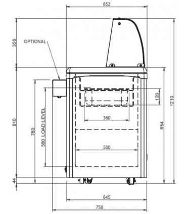 Vitrine à crèmes glacées VIC CREAMY 440 IARP Vitrine à crèmes glacées VIC CREAMY 440 IARP