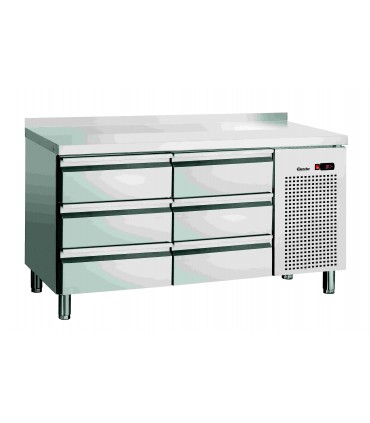 Table réfrigérée S6-100 avec dosseret Réf. 110804MA BARTSCHER Table réfrigérée S6-100 avec dosseret Réf. 110804MA BARTSCHER