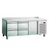 Table réfrigérée S4T1-150 avec dosseret  Réf. 110856-MA BARTSCHER
