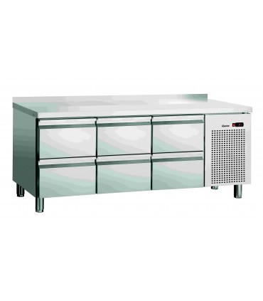 Table réfrigérée S6-150 avec dosseret Réf. 110857MA BARTSCHER Table réfrigérée S6-150 avec dosseret Réf. 110857MA BARTSCHER