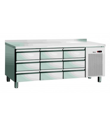 Table réfrigérée S9-100 avec dosseret  Réf. 110858-MA BARTSCHER