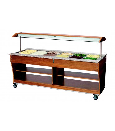 Chariot buffet chaud 6x1/1GN Réf. 125624 BARTSCHER