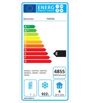 Congélateur 2/1 GN 1400LBARTSCHER Réf. 700506 BARTSCHER