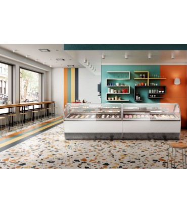 Vitrine à crèmes glacées froid ventilé MILLENNIUM LX ISA