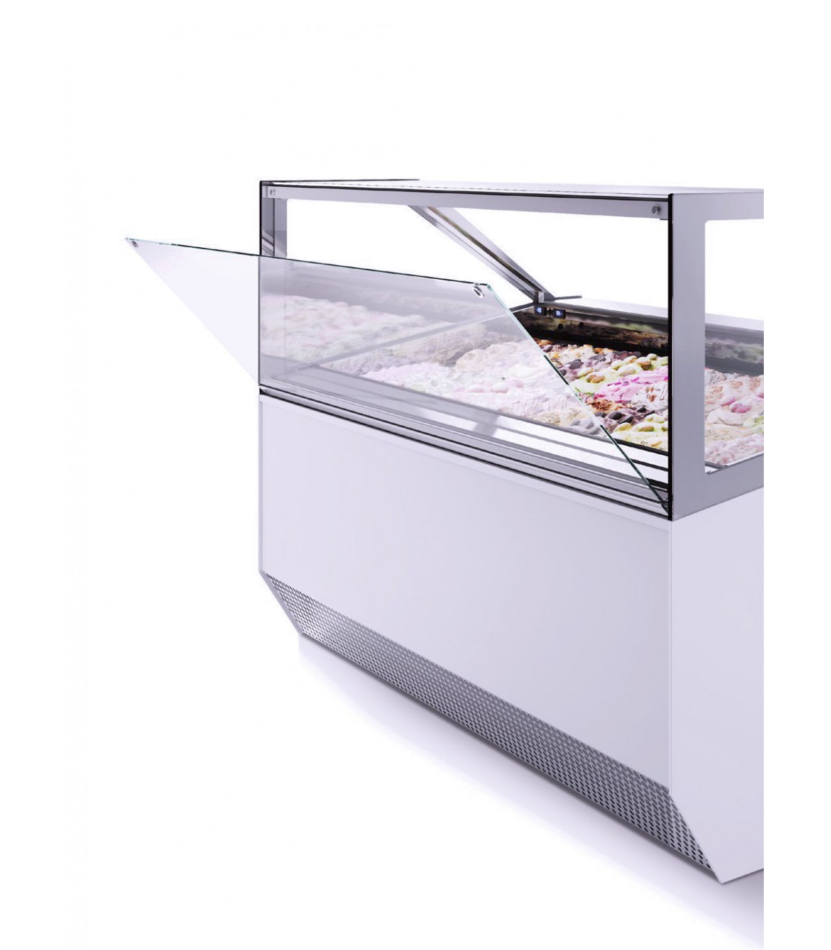 Vitrine de Pâtisserie 1,50 m - 2 Tablettes - avec Led