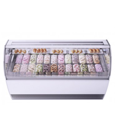 Vitrine à crèmes glacées froid ventilé MILLENNIUM LX ISA