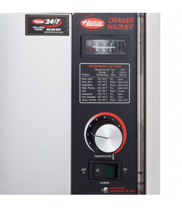 Tiroir chauffant encastrable Réf. HDW-1B HATCO