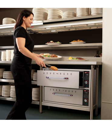 Tiroir chauffant encastrable Réf. HDW-2B HATCO