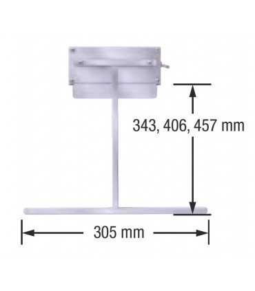 Support à pied en T Réf. T LEG HATCO Support à pied en T Réf. T LEG HATCO
