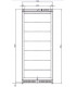 Armoire de stockage AB 600 N Blanc ou Inox IARP