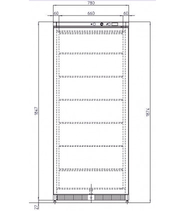 Armoire de stockage AB 600 N Blanc ou Inox IARP