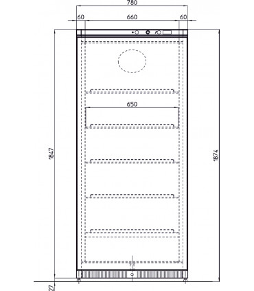 Armoire de stockage AB 600 P Blanc ou Inox IARP