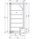 Armoire de stockage AB 600 P Blanc ou Inox IARP