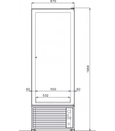 Armoire de stockage AB 700 N Blanc ou Inox IARP