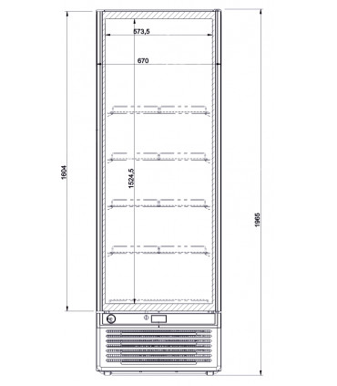 Vitrine verticale positive GLEE 41 IARP