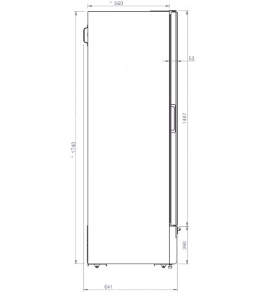 Vitrine verticale positive GLEE MID 21 IARP