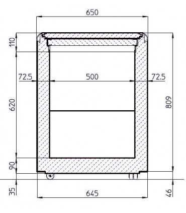 Congélateur couvercles vitrés VIC CSV IARP Congélateur couvercles vitrés VIC CSV IARP