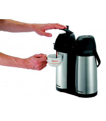 Thermos à pompe Duo 19L-ST Réf. 190208 BARTSCHER