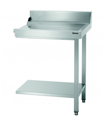 Table d'égouttage L700 droite pare-éclaboussures DS-700R  Réf. 109746 BARTSCHER Table d'égouttage L700 droite pare-éclaboussures DS-700R  Réf. 109746 BARTSCHER