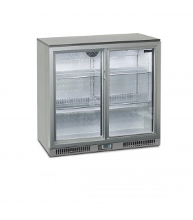 Petit frigo vitrine réfrigérée pour l'exposition des boissons 150L