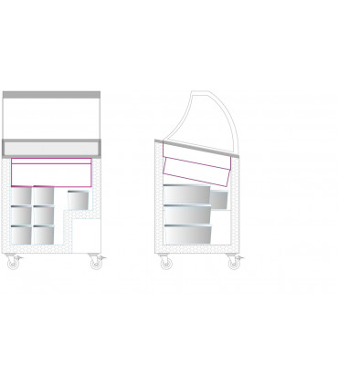 Congélateur de crème glacée Réf. IC200SC-SO Tefcold Congélateur de crème glacée Réf. IC200SC-SO Tefcold