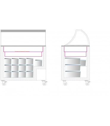 Congélateur de crème glacée Réf. IC300SC-SO Tefcold Congélateur de crème glacée Réf. IC300SC-SO Tefcold
