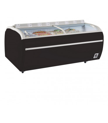 Congélateur de supermarché Réf. TWIN 220 B-F  noirTefcold Congélateur de supermarché Réf. TWIN 220 B-F  noirTefcold