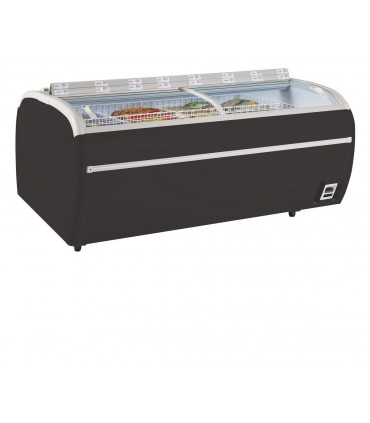 Congélateur de supermarché Réf. TWIN 220 A-F gris Tefcold Congélateur de supermarché Réf. TWIN 220 A-F gris Tefcold