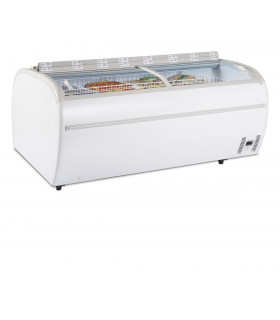 Congélateur de supermarché Réf. TWIN 220-F blanc Tefcold