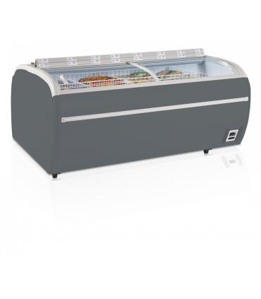 Réfrigérateur / congélateur de supermarché Réf. TWIN 220A-CF gris Tefcold