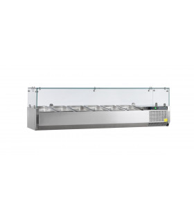 Vitrine réfrigérée  GN1/4 Réf. VK33-140 Tefcold