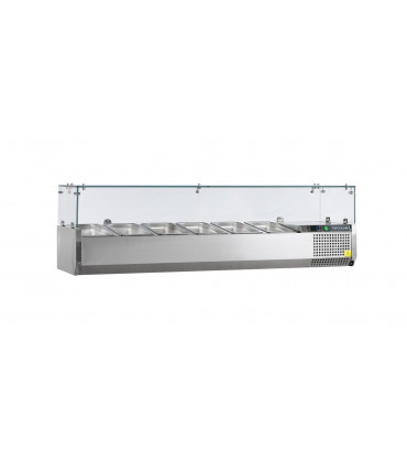 Vitrine réfrigérée  GN1/4 Réf. VK33-150 Tefcold