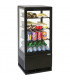 Mini vitrine réfrigérée positive 78L noire CVR78LN CASSELIN